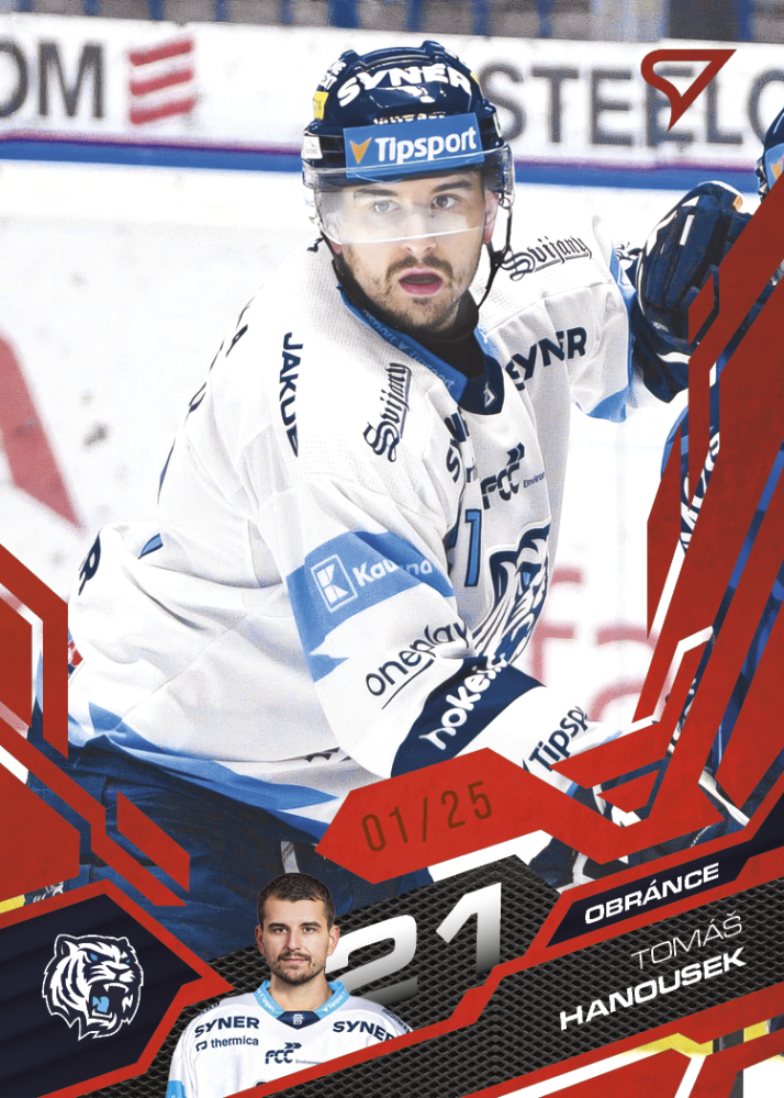 TOMÁŠ HANOUSEK SportZoo ELH 2025/26 Play Off Ruby Red 19/25