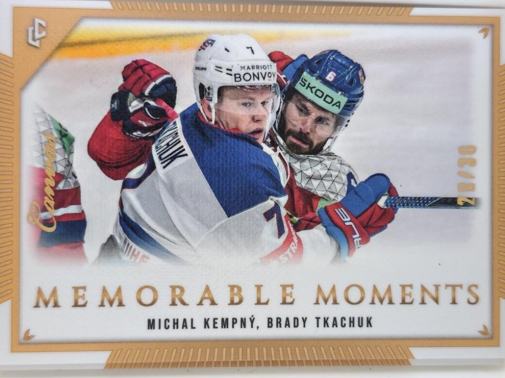 MICHAL KEMPNY 2024 Legendary Memorable Moments Canvas 28/30 – 2024-25 – Legendary Cards – Base – Ano