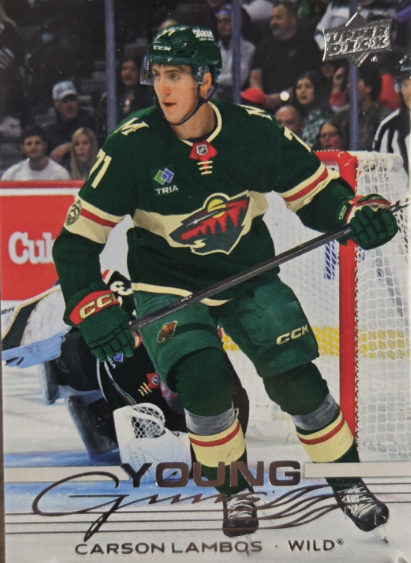 CARSON LAMBOS 2025-26 Upper Deck Extended Young Guns