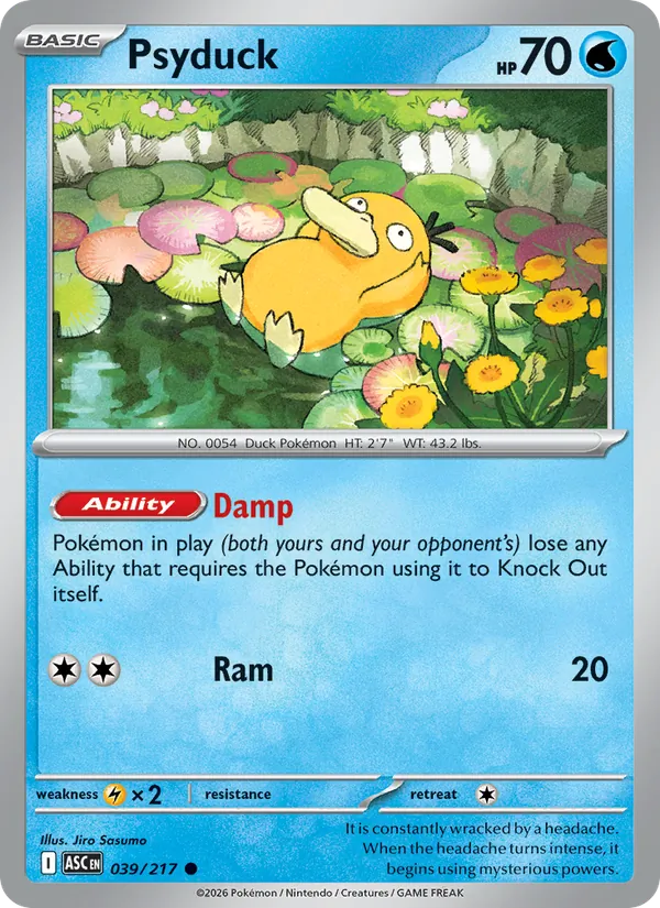 Psyduck – #039 – Ascended Heroes – reverse_loveball – en