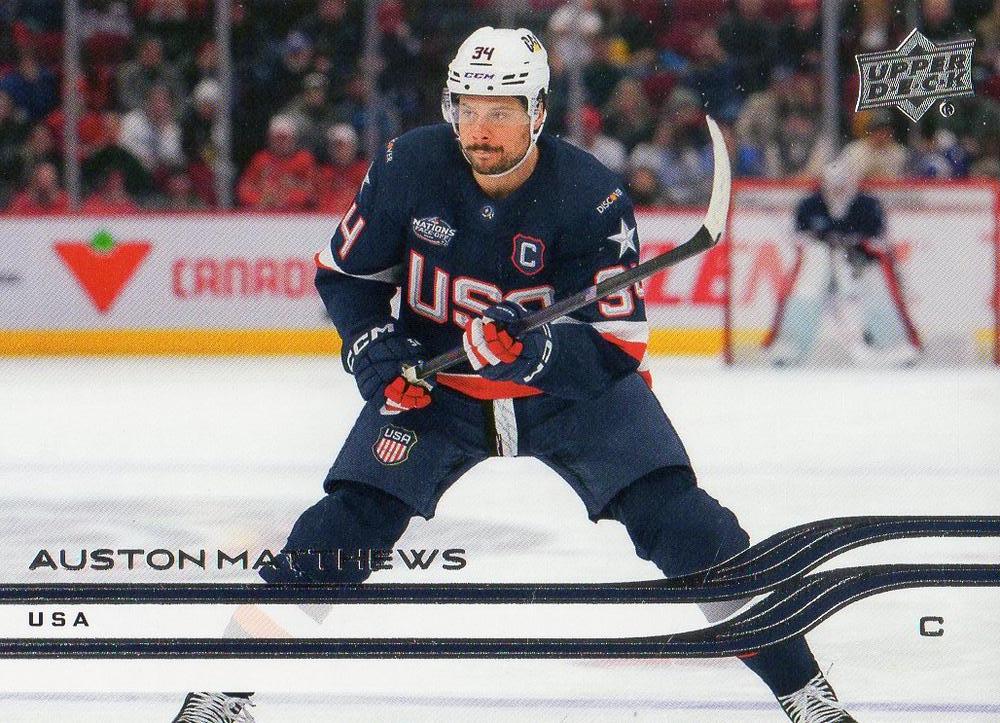 AUSTON MATTHEWS TEAM USA 2025-26 Upper Deck Extended