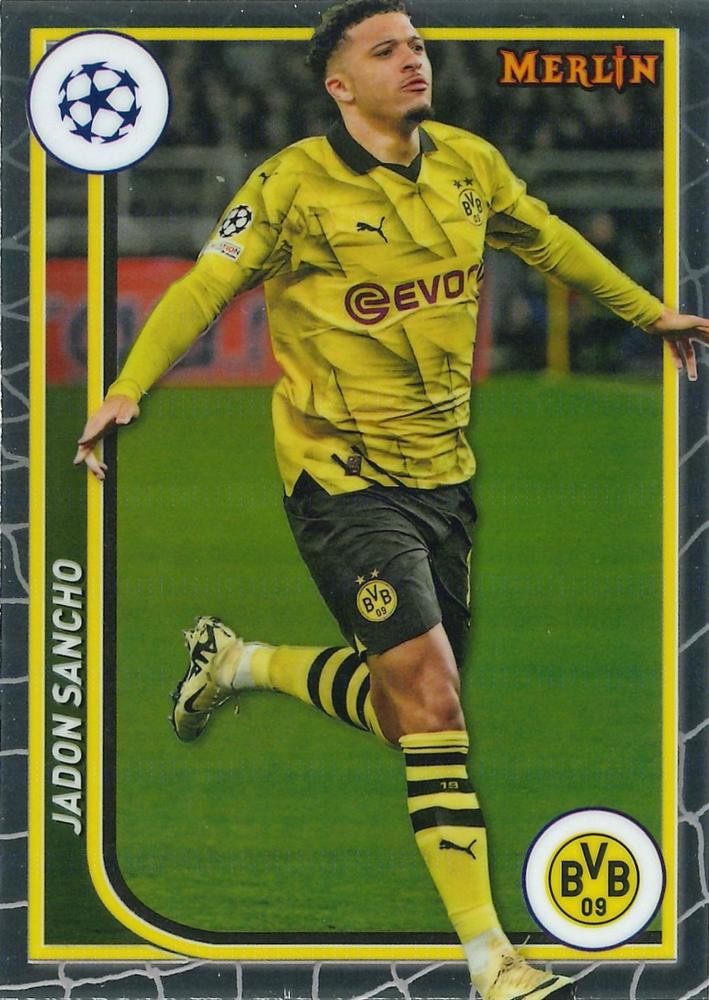 JADON SANCHO 2023-24 Topps Merlin UEFA Club Competitions – Base