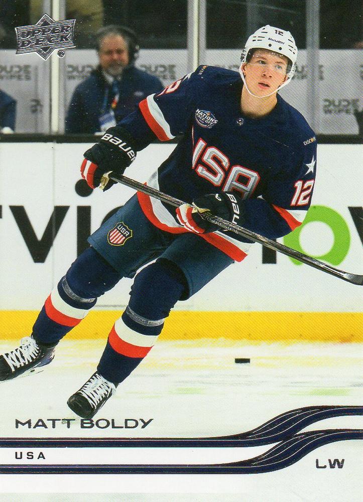 MATT BOLDY TEAM USA 2025-26 Upper Deck Extended