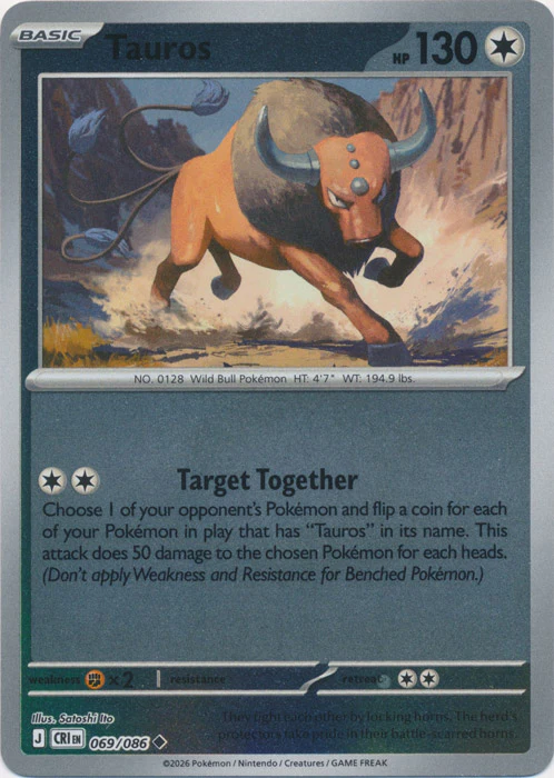 Tauros 069/086 Chaos Rising