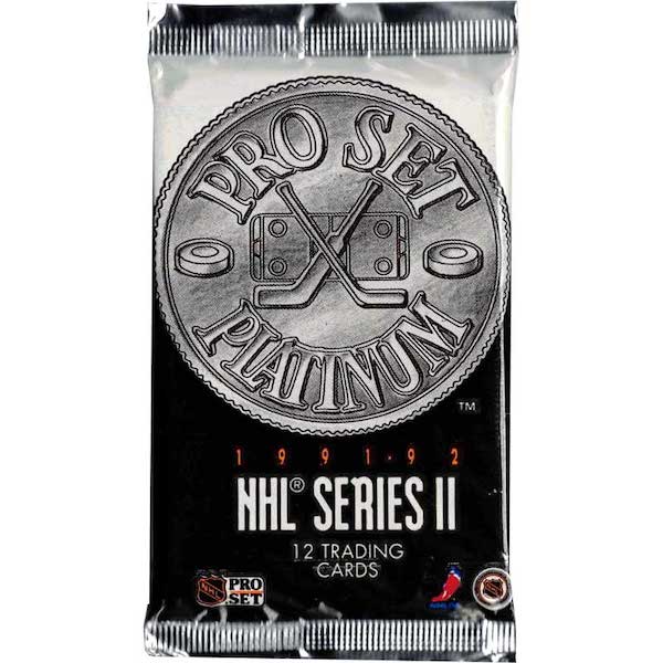 1991-92 Pro Set Series 2 Platinum - hobby balíček – Upper Deck