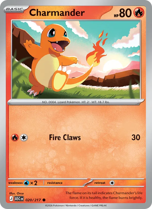 Charmander – #020 – Ascended Heroes – normal – en