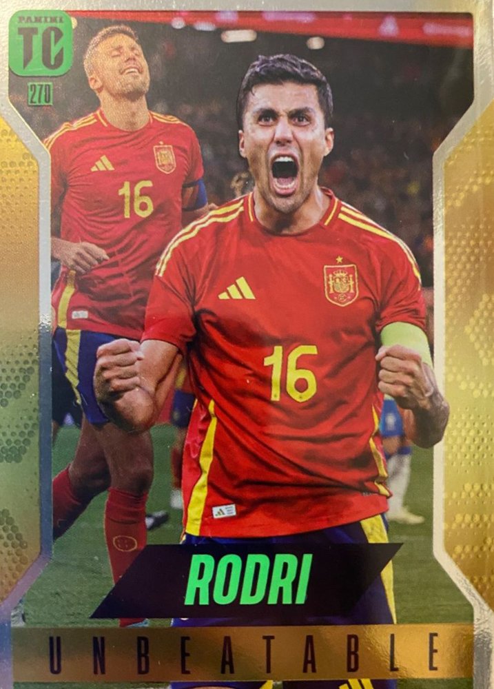 Rodri 2025 Panini Top Class Unbeatable