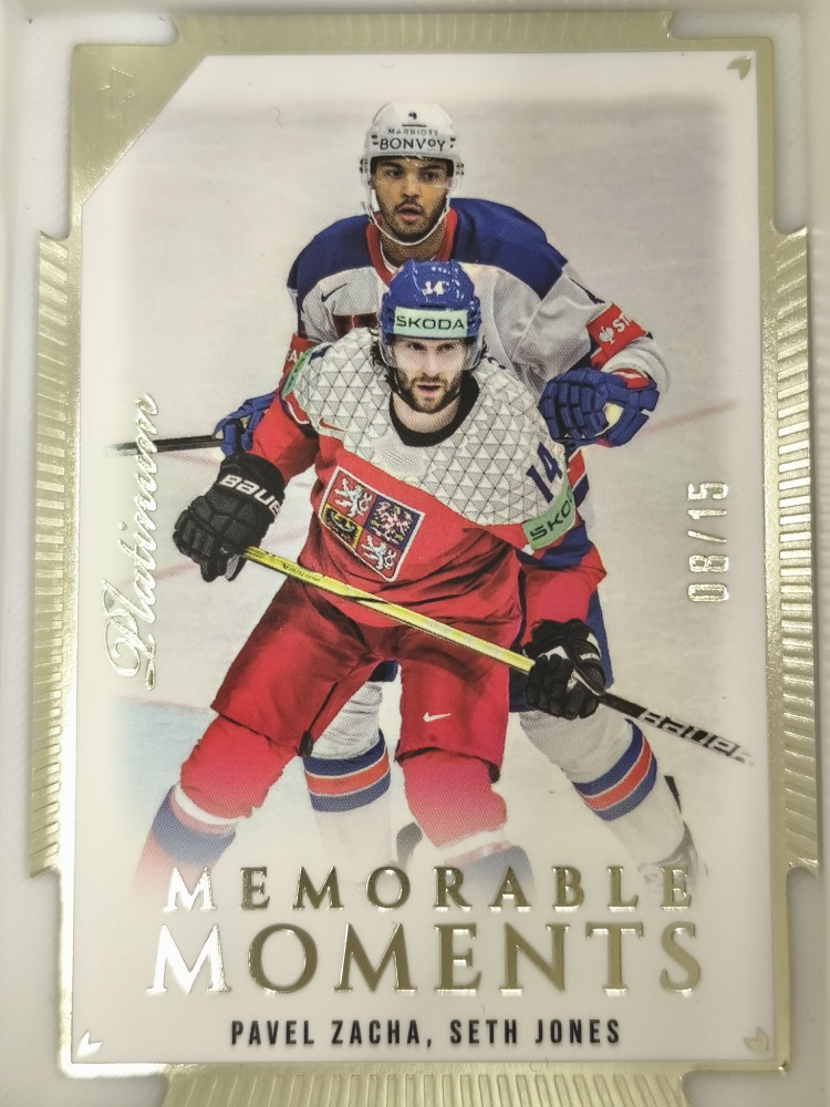 PAVEL ZACHA 2024 Legendary Memorable Moments Platinium 08/15 – 2024-25 – Legendary Cards – Insert – Ano