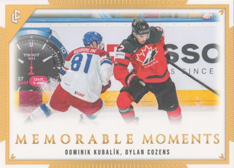 DOMINIK KUBALIK DYLAN COZENS 2024 Legendary Memorable Moments – 2024-25 – Legendary Cards – Base