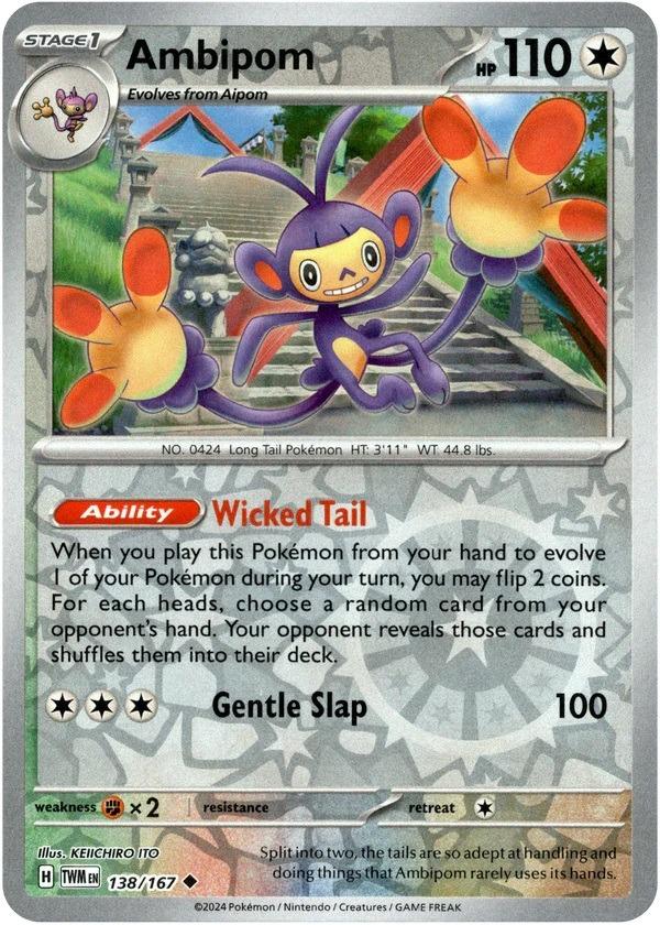 Ambipom 138/167 Twilight Masquerade – Nintendo