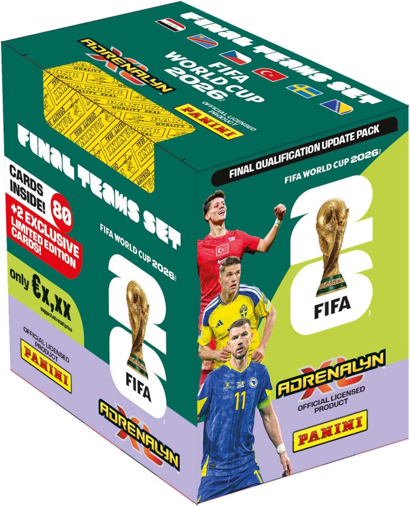 FIFA WORLD CUP 2026 - ADRENALYN - FINAL TEAMS SET