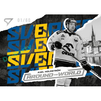 AXEL HOLMSTROM 2025-26 SportZoo série 1 Around the World Silver 05/60 – Insert – Ano