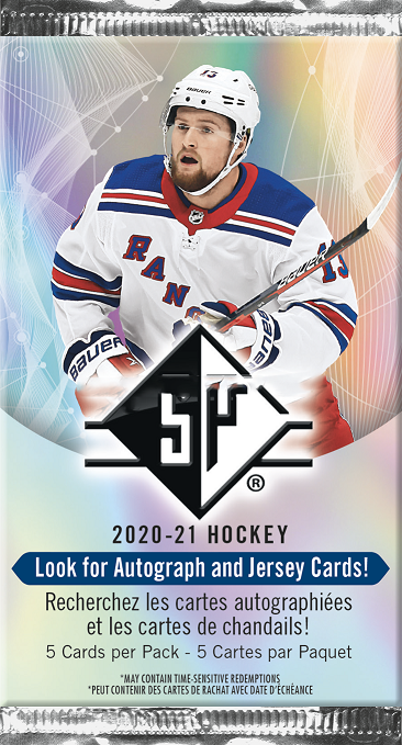 2020-21 Upper Deck SP Blaster Balíček – balení