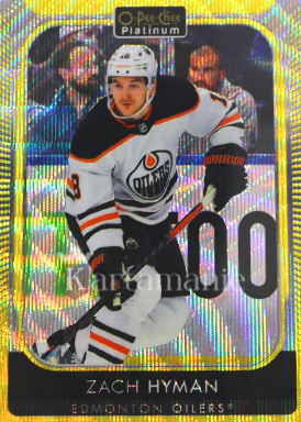 ZACH HYMAN 21-22 O-PEE-CHEE Platinum-Neon Yellow Surge