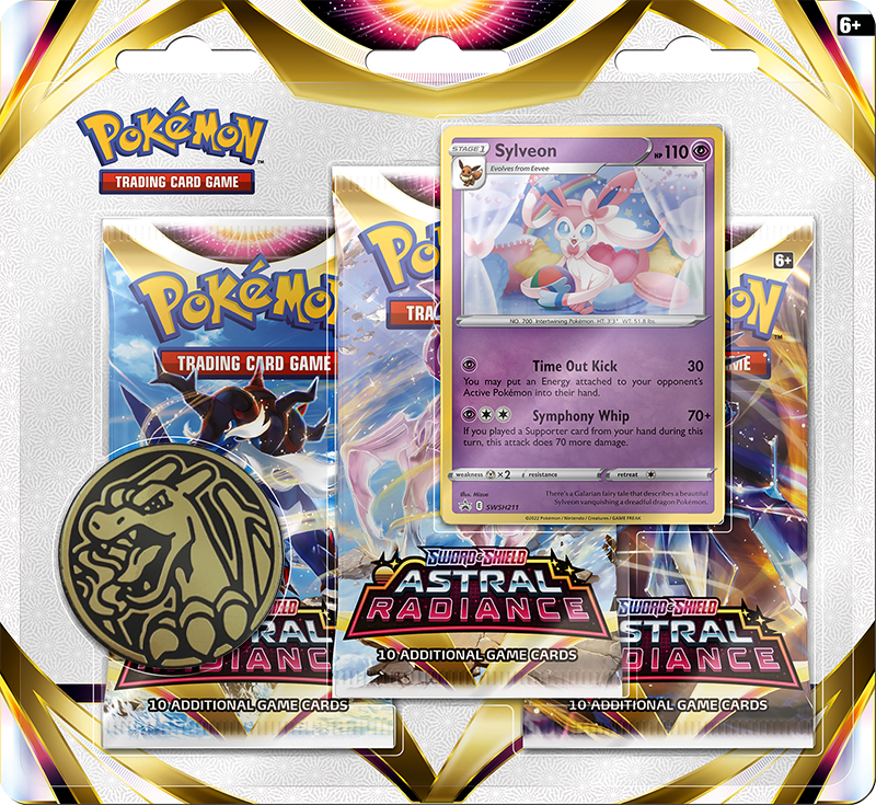 Pokémon Sword and Shield – Astral Radiance 3 Pack Blister - Sylveon