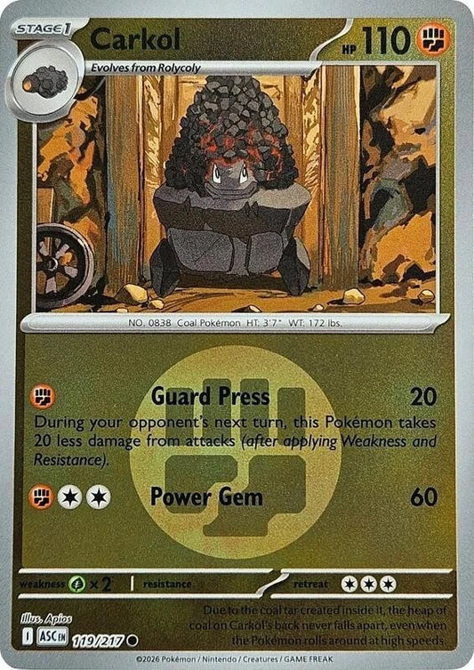 Carkol 119/217 Ascended Heroes – Nintendo