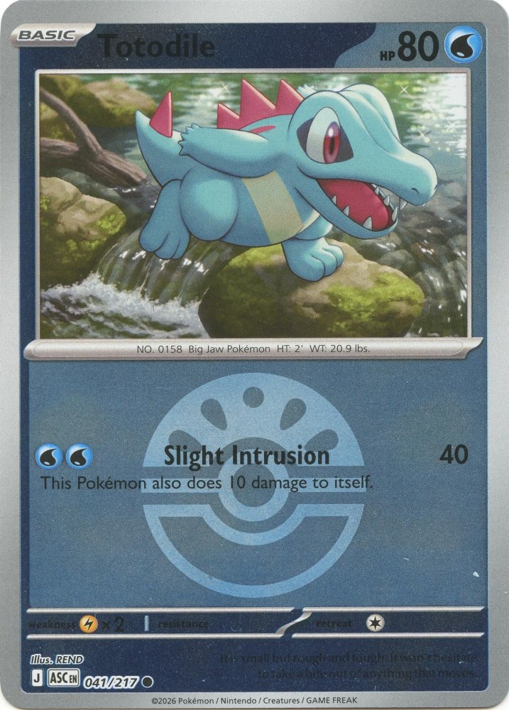 Totodile 041/217 Ascended Heroes