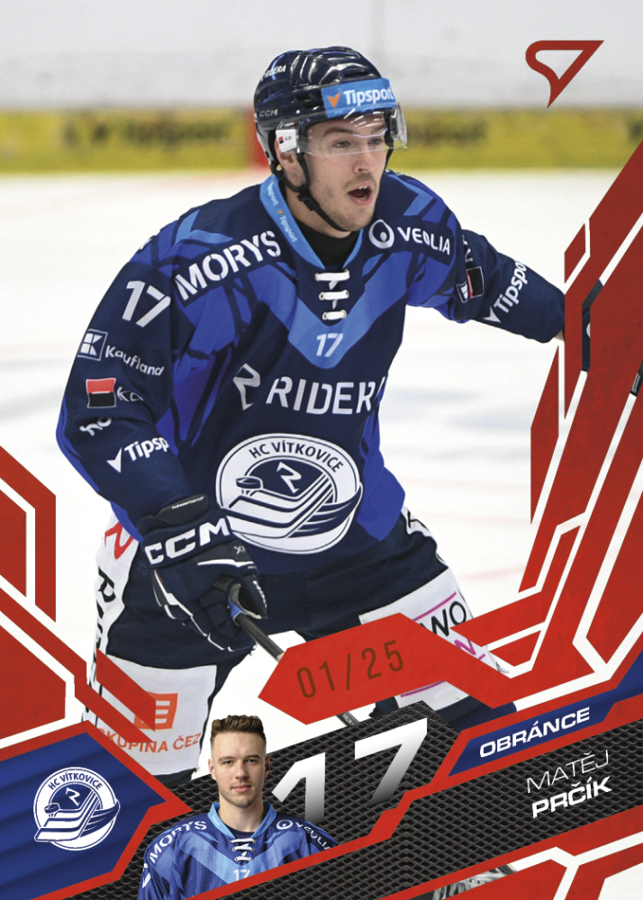 MATĚJ PRČÍK SportZoo ELH 2025/26 Play Off Ruby Red 17/25