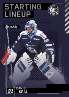 DANIEL KRÁL 23-24 SportZoo Série2 Tipsport ELH Starting Line-Up