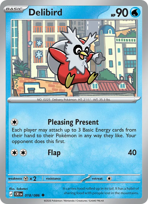 Delibird – #018 – Chaos Rising – reverse – en