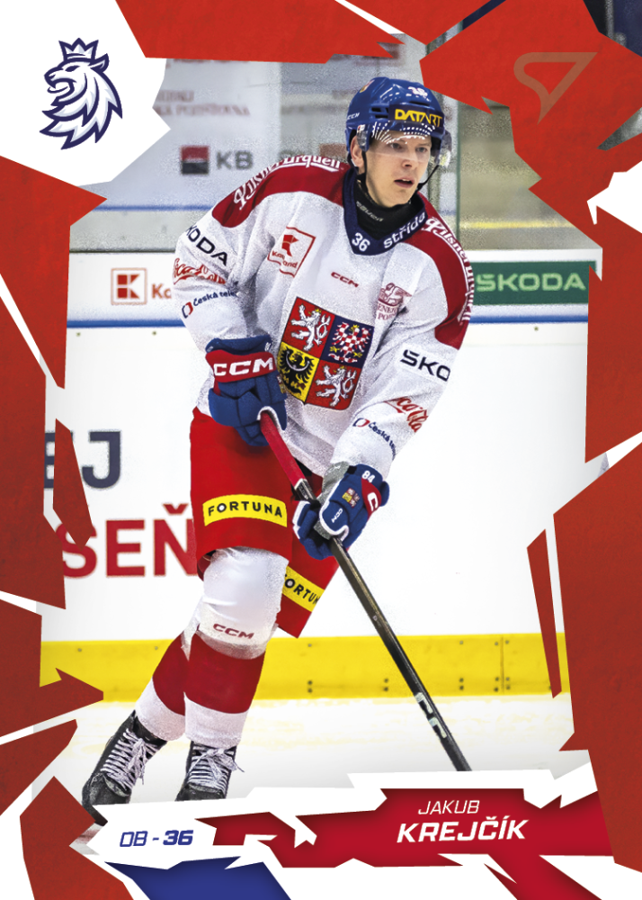 JAKUB KREJČÍK 2026 Hokejové Česko SportZoo Scarlet Red