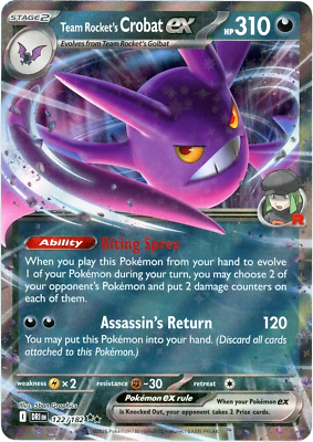 Team Rocket's Crobat ex 122/182 Destined Rivals