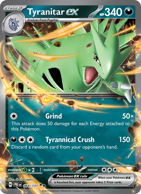 Tyranitar ex – #064 – Prismatic Evolutions – holo – en