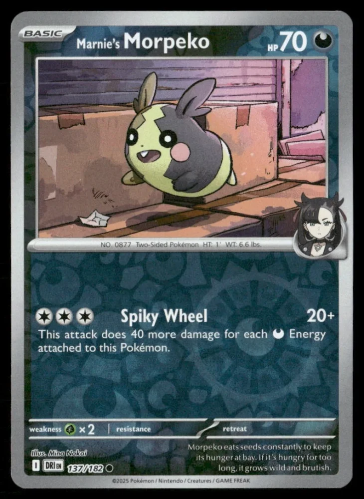 Marnie's Morpeko 137/182 Destined Rivals – Nintendo