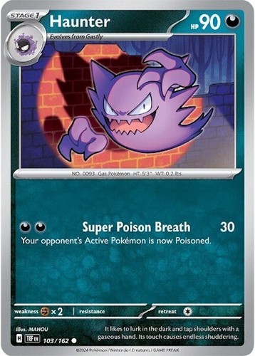 Haunter 103/162 Temporal Forces