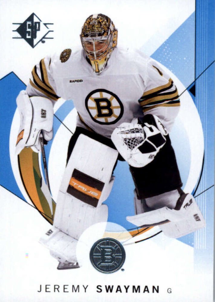 Jeremy Swayman 2024-25 SP Authentic Blue