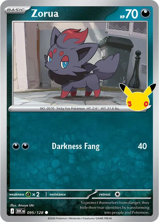 Zorua 095/128 - 30th Celebration