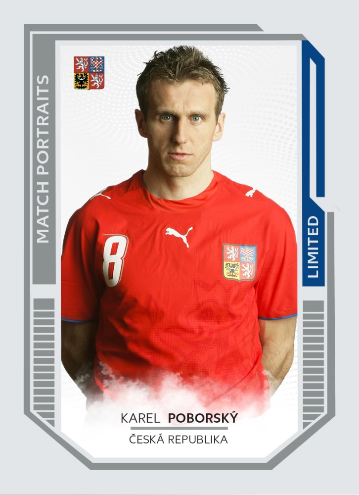 KAREL POBORSKÝ 2022 Repre v Srdcích Match Portraits – 2021-22 – Insert