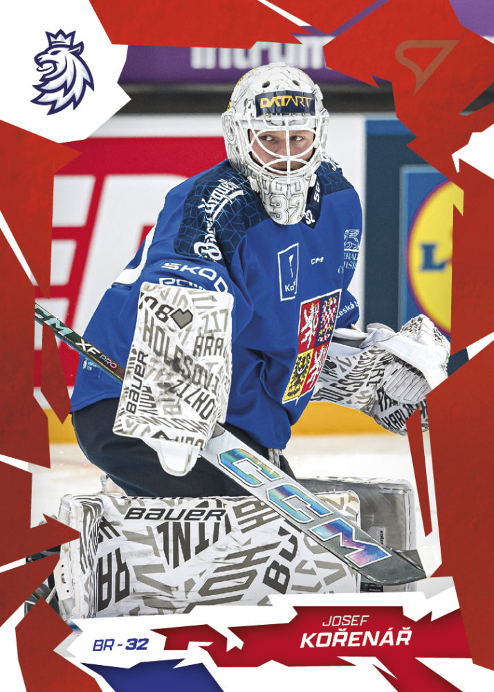 JOSEF KOŘENÁŘ 2026 Hokejové Česko SportZoo Scarlet Red