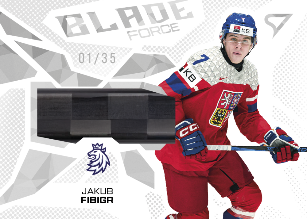 JAKUB FIBIGR 2026 Hokejové Česko SportZoo BLADE FORCE Iceberg Silver 16/35
