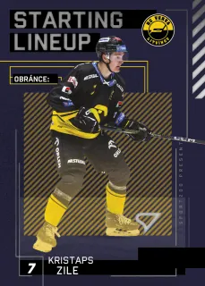 KRISTAPS ZILE 23-24 SportZoo Série2 Tipsport ELH Starting Line-Up – 2023-24 – Insert