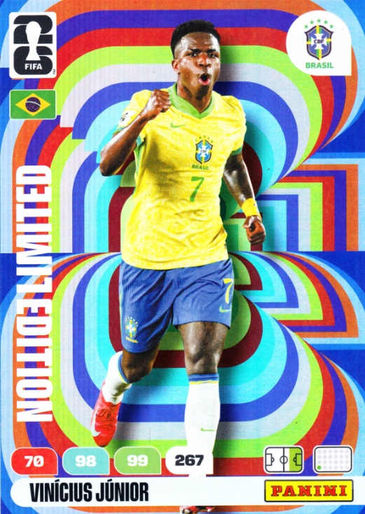 VINICIUS JR. 2026 Panini FIFA World Cup LIMITED EDITION