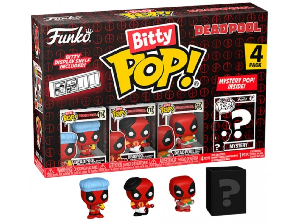 Funko Bitty POP! 4-Pack Marvel Deadpool - Deadpool Bathtime
