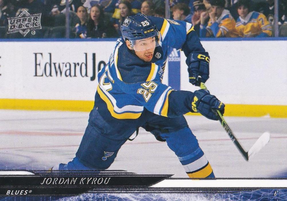 JORDAN KYROU 24-25 UD Hockey series1
