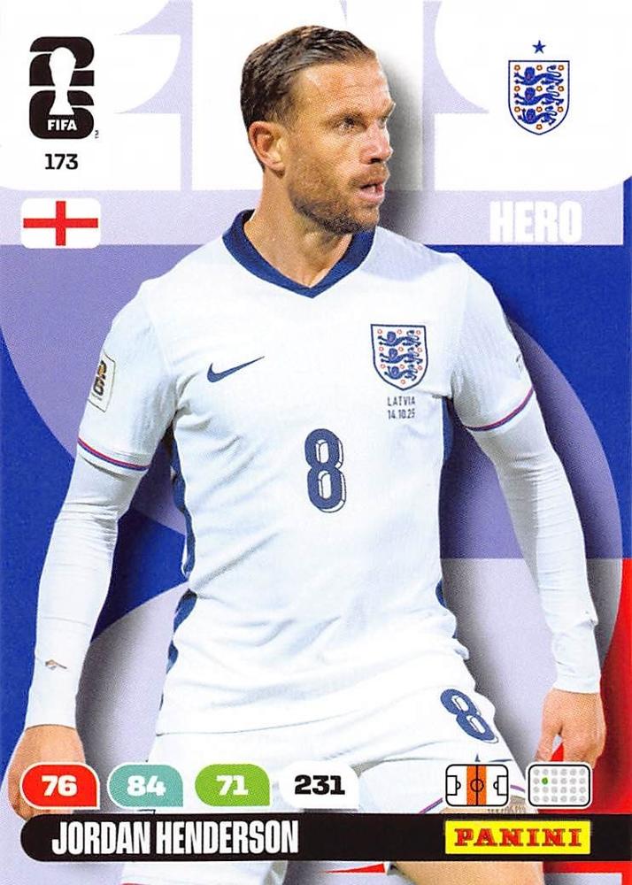 JORDAN HENDERSON 2026 Panini FIFA World Cup