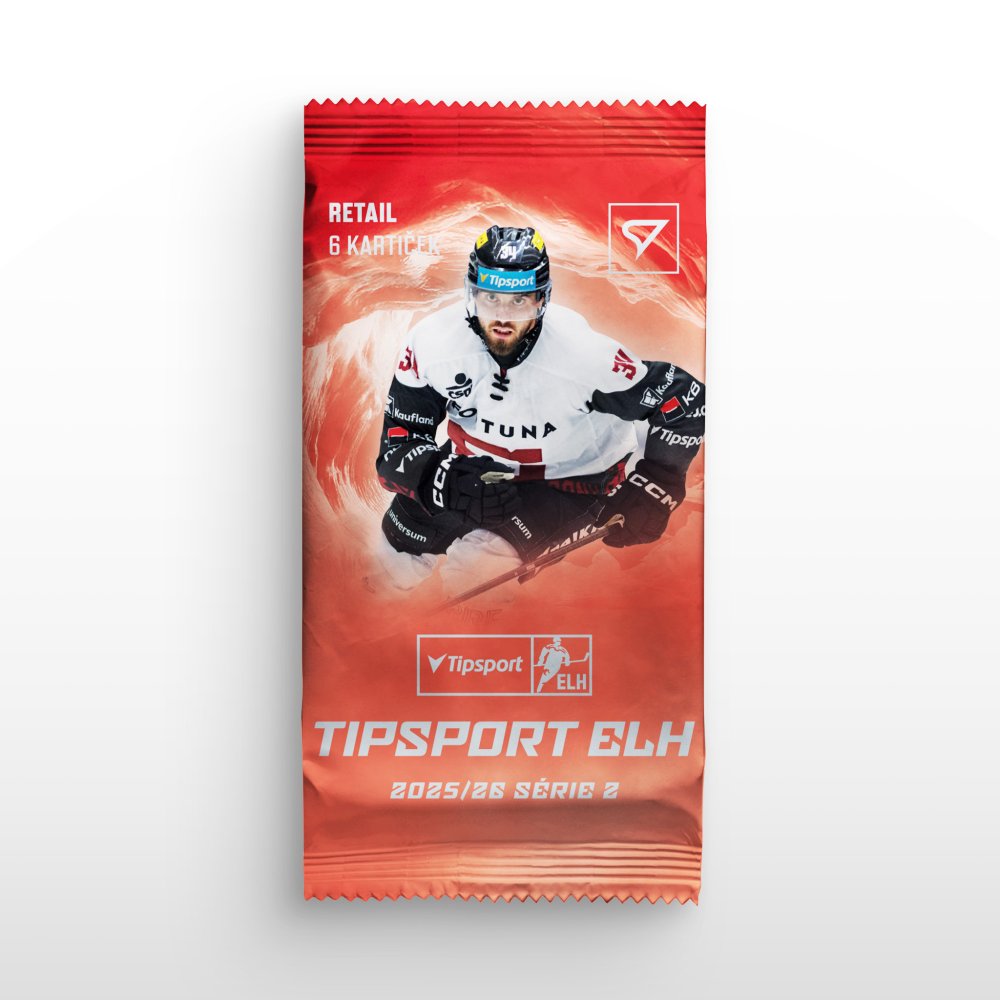 2025-26 Retail balíček – hokejové kartičky SportZoo Tipsport ELH – 2. série