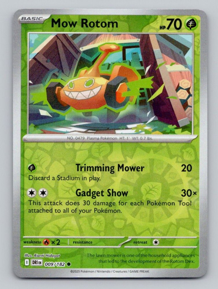 Mow Rotom 009/182 Destined Rivals