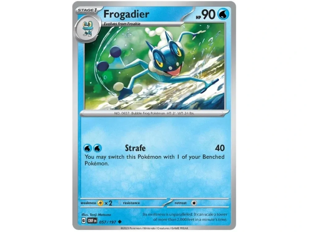 Frogadier 057/197 - Obsidian Flames