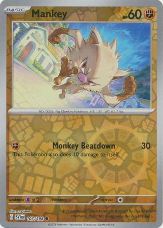 Mankey 107/198 Scarlet & Violet