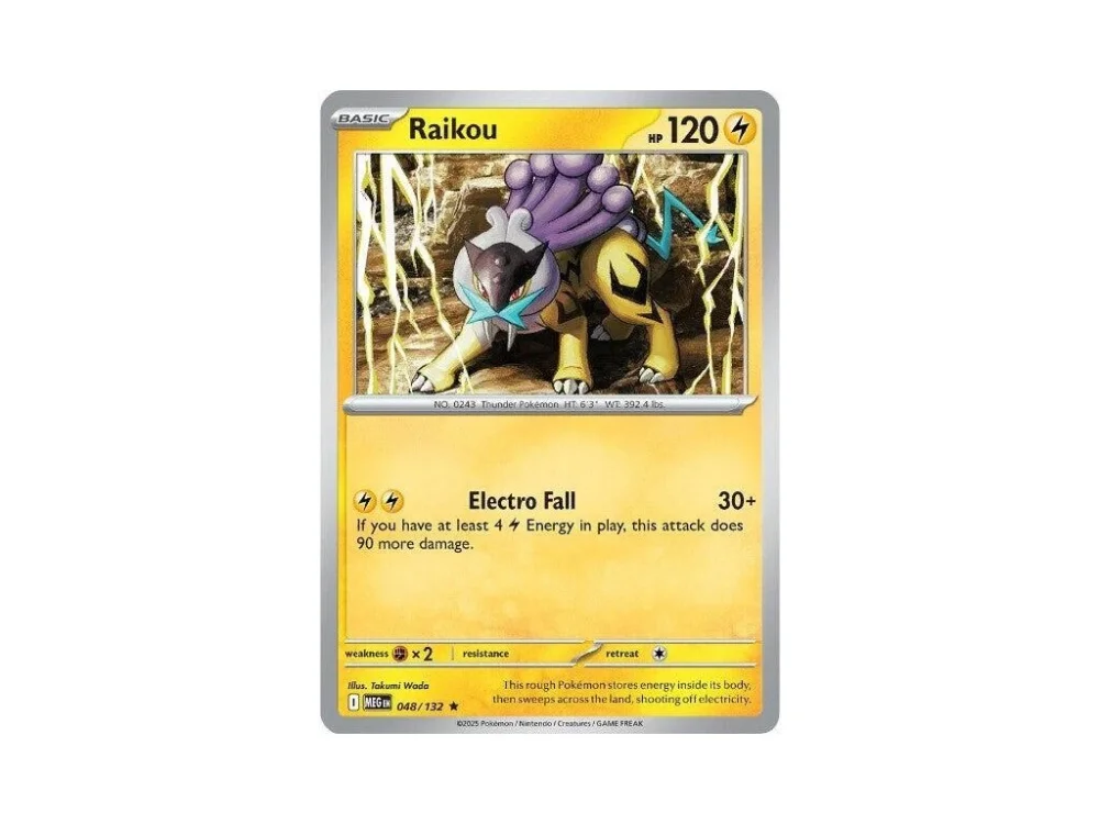 Raikou 048/132 Mega Evolution