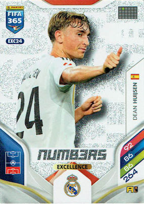 DEAN HUIJSEN PANINI FIFA 365 Adrenalyn XL 2026 Numb3rs – 2025-26 – Insert