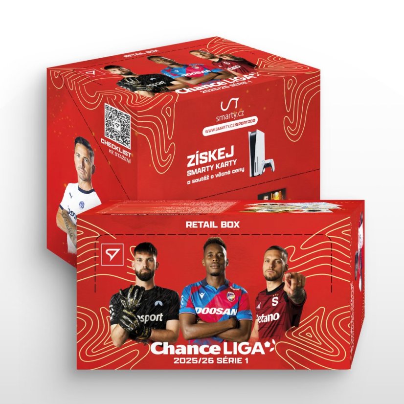 Retail box - SportZoo Chance Liga 2025/26 - 1. série