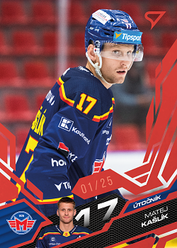 MATĚJ KAŠLÍK SportZoo 2025-26 I.serie Ruby Red 16/25