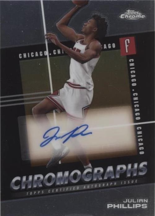 JULIAN PHILLIPS 2024-25 Topps Chrome CHROMOGRAPHS Auto
