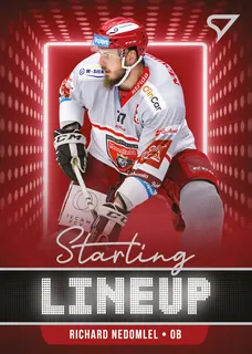 RICHARD NEDOMLEL 21-22 SportZoo Série2 Tipsport ELH Starting Lineup