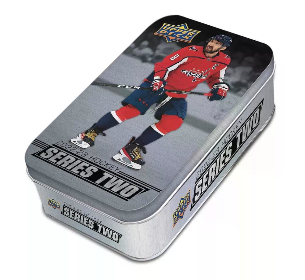 2022-23 UD Upper Deck Series 2 Hockey Tin Box